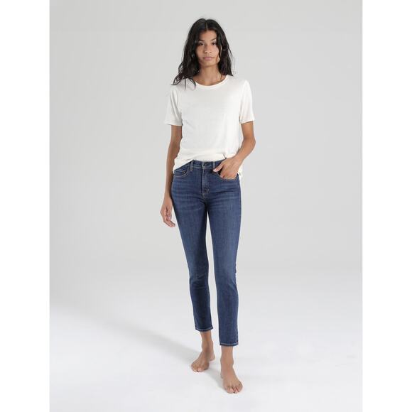 ASKK NY NWT Straight Leg Mid Wash 100% Cotton Denim Jeans // 26 - Picture 1 of 10